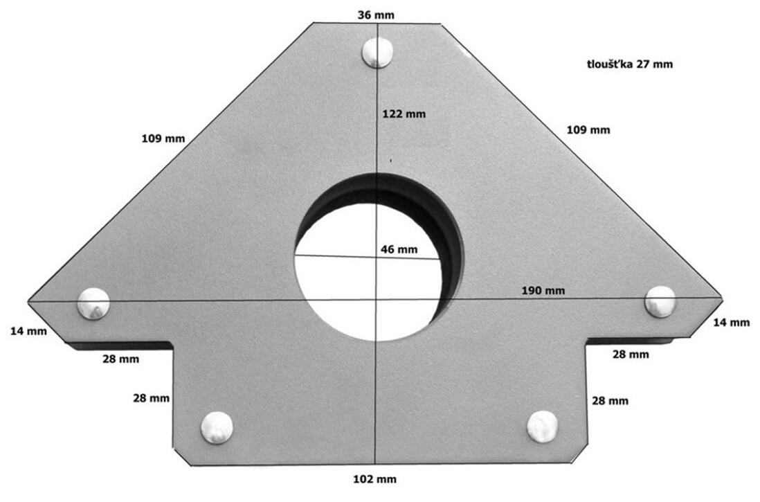 42.04-430-34 magnet uhlový, nosnosť do 33kg