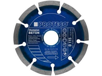 211-125 kotouč dia 125 mm segment BETON CHAMPION beton, cihla, stav.mat.