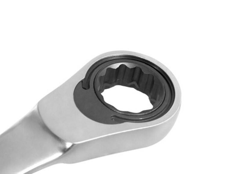 18-342-013 klíč ráčnový očkoplochý 13 mm s možností dorazu CrV