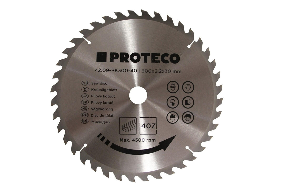 09-PK300-40 kotouč pilový SK 300x3.2x30 40z + redukce 30/20 mm