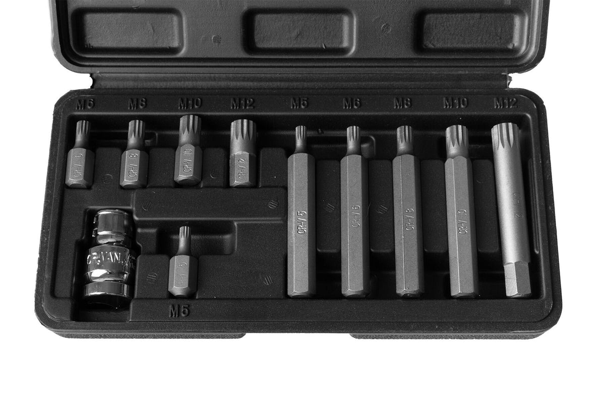 42.01-01260 sada bitů 10mm 11-dílná XZN v plast. kazetě