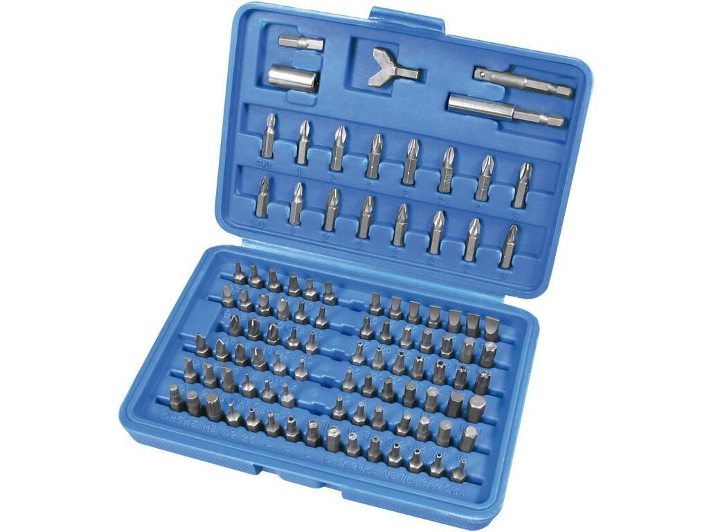 42.01-21152 sada bitů 1/4" s magnetickým nástavcem, 100 dílů