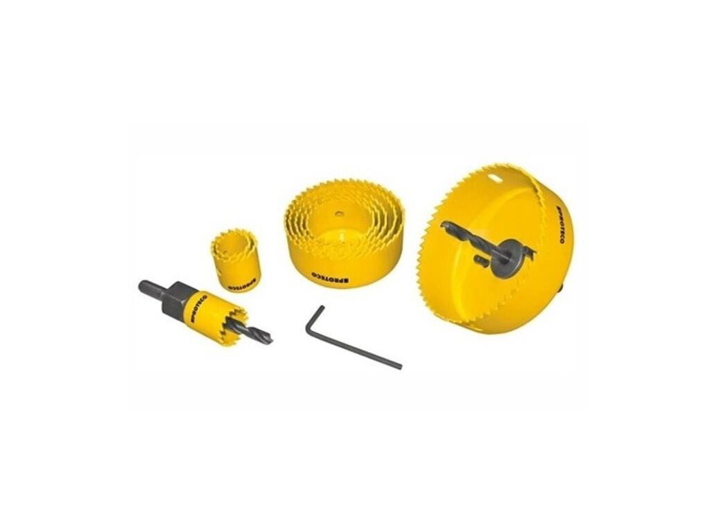 02-10179 sada vykružovacích pil v kufru 19,22,25,38,44,51,64mm