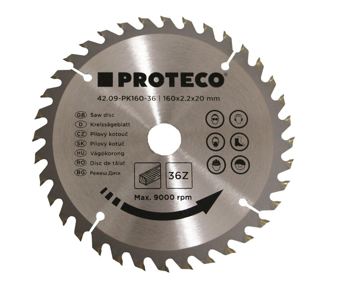 09-PK160-36 kotouč pilový SK 160x2.2x20 36z