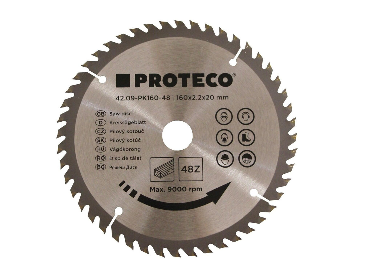 09-PK160-48 kotouč pilový SK 160x2.2x20 48z
