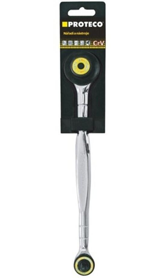 07-1000-06 ráčna trojitá 1/4", 3/8", 1/2" 72z celokovová 250 mm