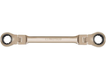 18-346-08X09 klíč ráčnový očkový 8 x 9 mm s klouby CrV