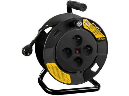 kabel prodlužovací na cívce 25 m průřez 1,5mm2 42.18-KAB025-4C