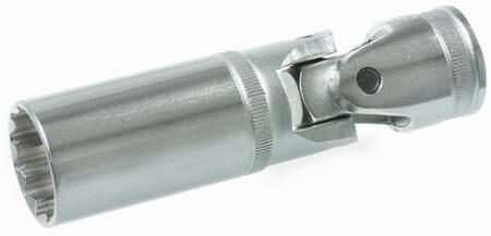 381-21-SK hlavice na svíčky 3/8" 21 mm s kloubem