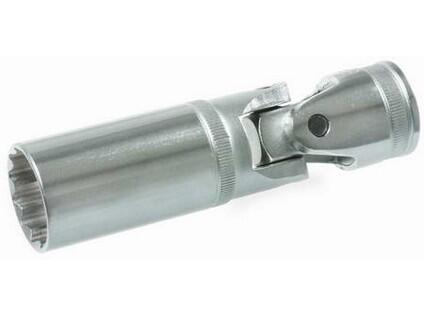 381-21-SK hlavice na svíčky 3/8" 21 mm s kloubem