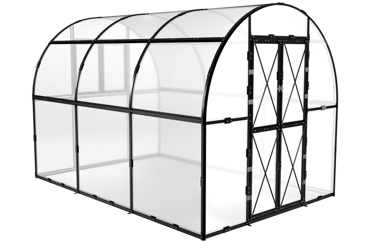 skleník obloukový 310 x 205 x 205 cm, polykarbonát 4,5 mm