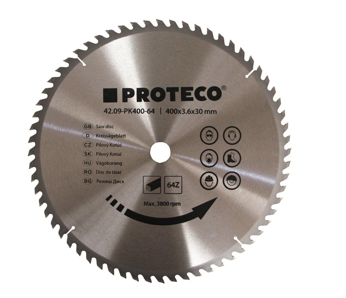 4209PK40064 kotouč pilový SK 400 x 3.6 x 30 64z