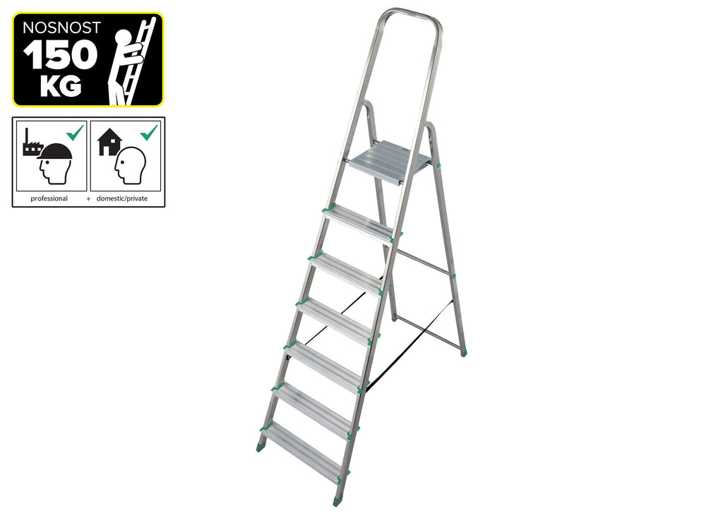 6617-KR schůdky Al 7-stupňové, nosnost 150kg
