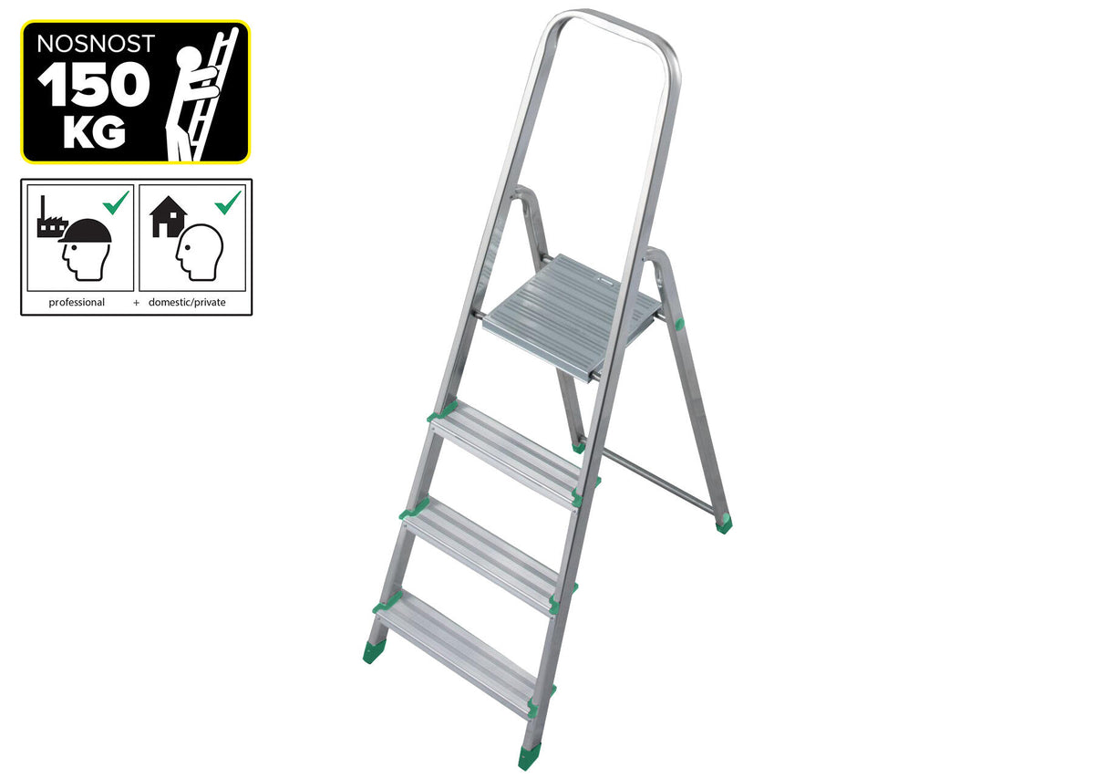 6614-KR schůdky Al 4-stupňové, nosnost 150kg