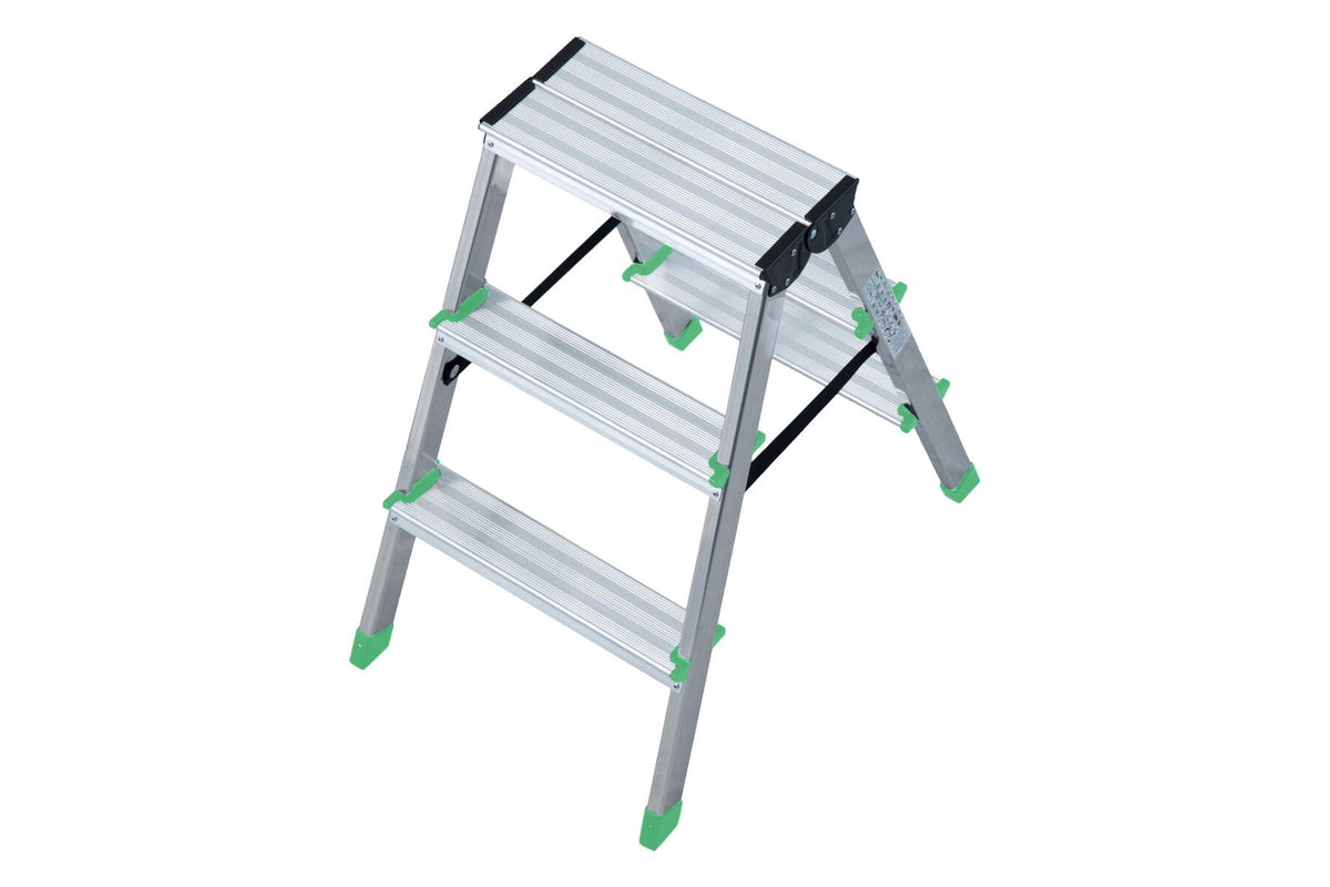 66-2-03-OB schůdky Al 3-stupňové oboustranné 65 cm PROTECO, nosnost 150kg
