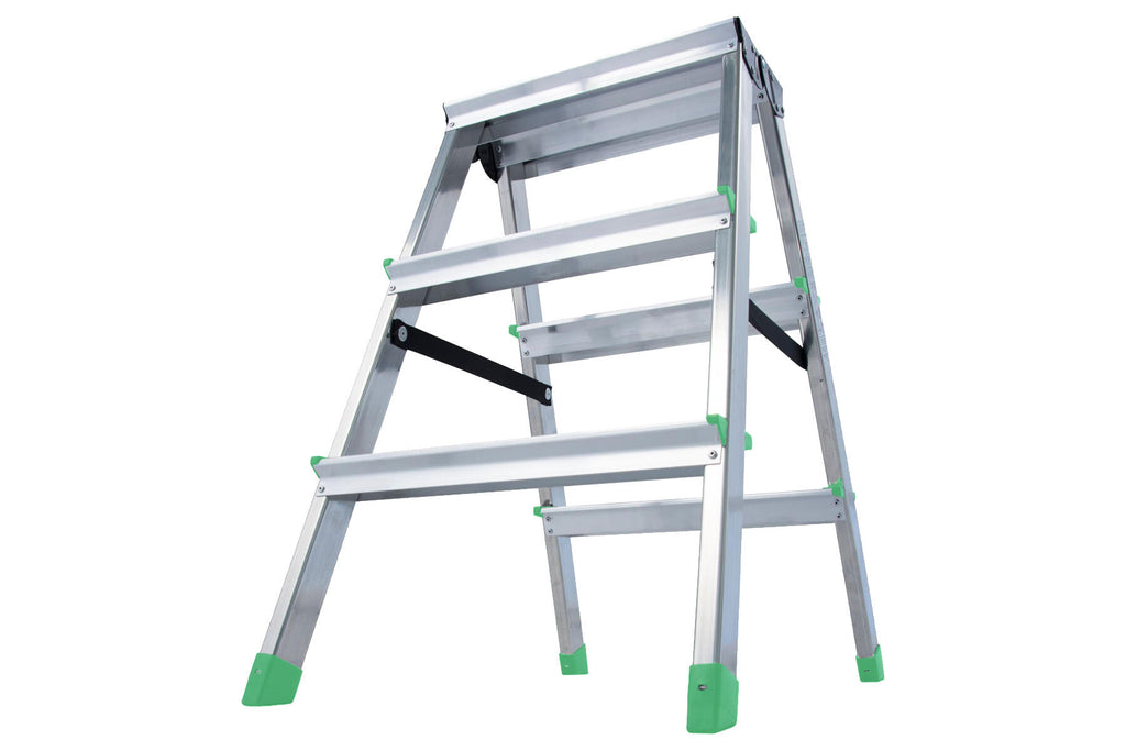 66-2-03-OB schůdky Al 3-stupňové oboustranné 65 cm PROTECO, nosnost 150kg