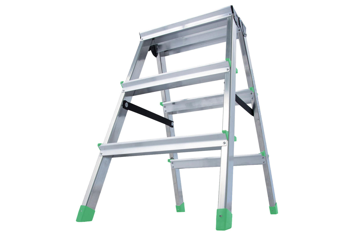 66-2-03-OB schůdky Al 3-stupňové oboustranné 65 cm PROTECO, nosnost 150kg