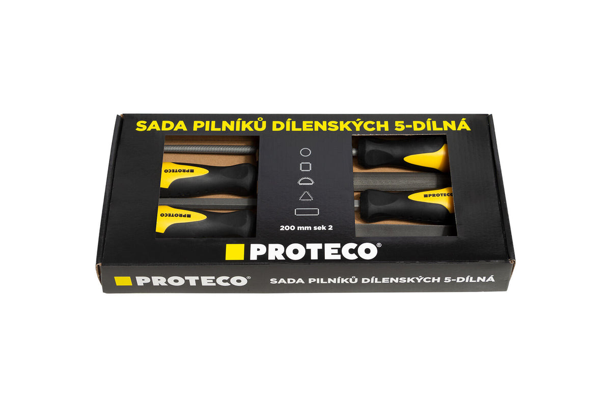 10.14-9902-2 sada pilníků 5-dílná 200mm v krabici