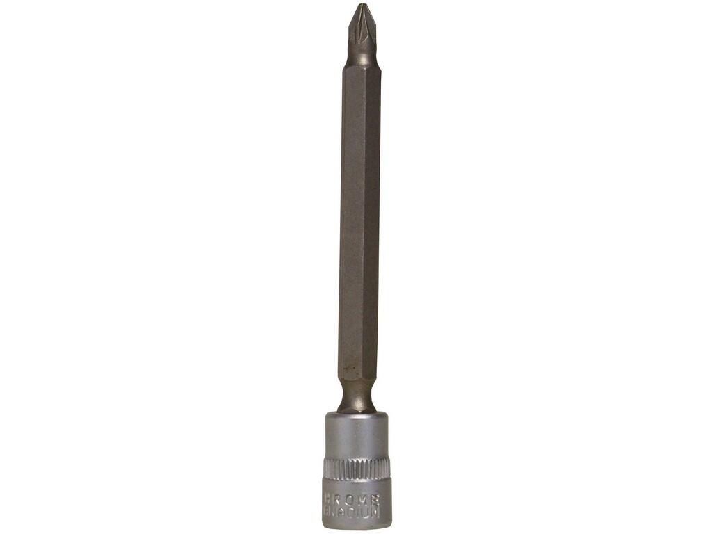 1412-1-P hlavice zástrčná 1/4" PH 1 prodloužená 90mm