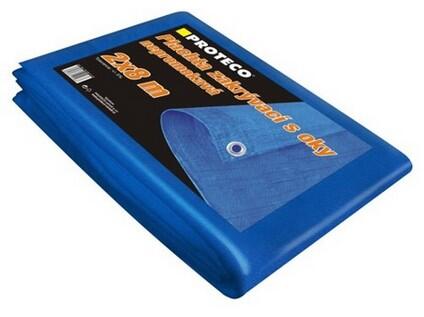 10.88-P-6-10 plachta 6x10 m zakrývací s oky modrá 50g/m2