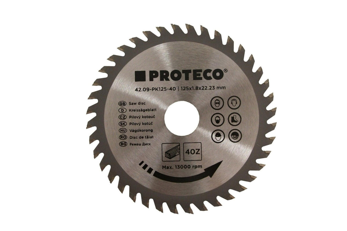 09-PK125-40 kotouč pilový SK 125x1.8x22.2 40z