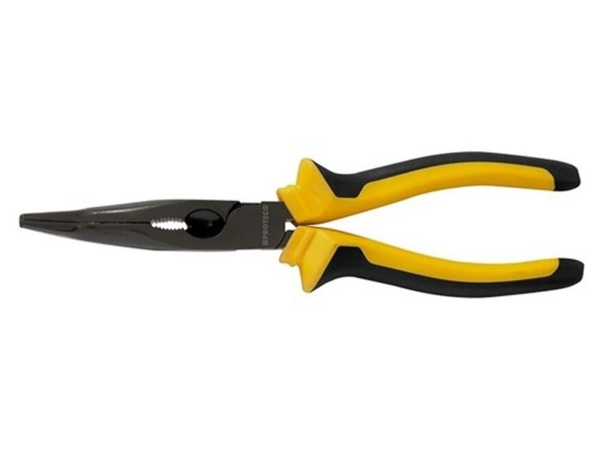 02-EV200-V kleště pro elektroniku 200mm vyhnuté dvouplast, vyosený čep