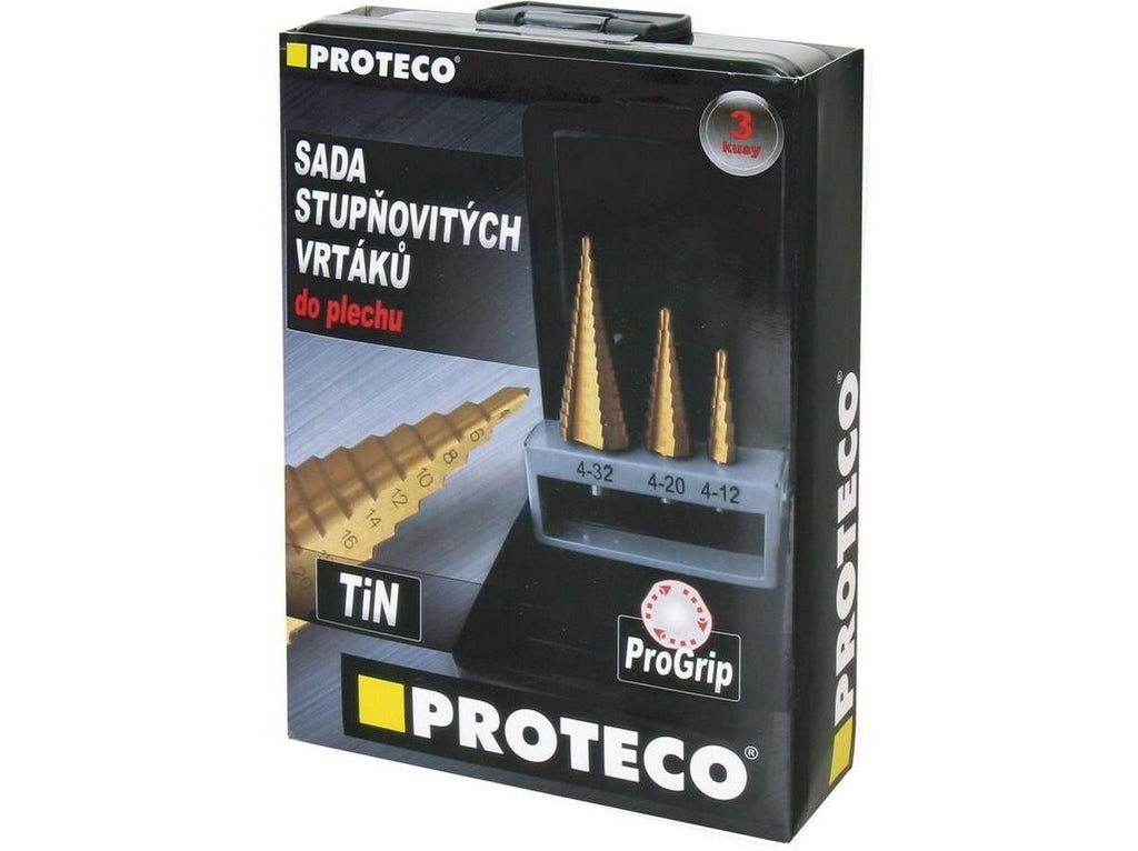 42-ST99 sada stupňovitých vrtáků ST02,ST03,ST04